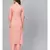 Peach Printed Kurta With Pants
