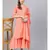 Peach Kurta With Gharara And Dupatta