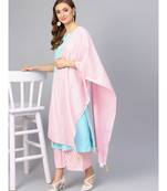 Khadi Gold Print Kurta Set With Dupatta