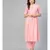 Baby Pink Gold Print Kurta Set