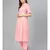 Baby Pink Gold Print Kurta Set