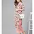 Grey Print Kurta With Baby Pink Printed Palazzo Pants