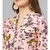 Grey Print Kurta With Baby Pink Printed Palazzo Pants