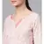 Baby Pink Printed Kurta With Salwar
