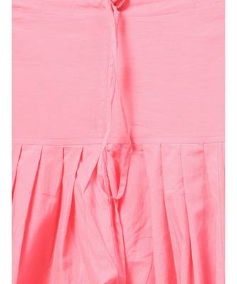 Baby Pink Printed Kurta With Salwar 3