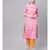Pink Rayon Kurta With Mustard Cotton Pants