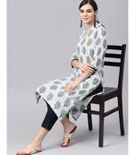 Hand Block Print Kurta With Cotton Pants
