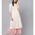 Gold Print Kurta With Baby Pink Printed Palazzo