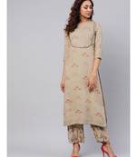 Printed Kurta With Palazzo Pants