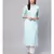 Sky Blue Embroidered Kurta With White Palazzo Pants