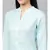 Sky Blue Embroidered Kurta With White Palazzo Pants