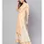 Saffron Printed Kurta With Gold Print Skirt