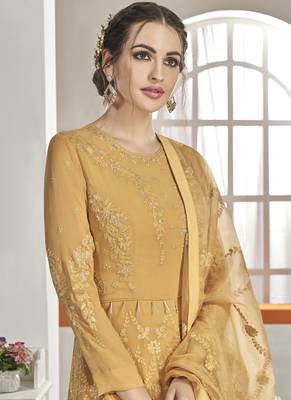 Amber Faux Georgette Anarkali Salwar Kameez 2