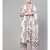White Floral Booti Kurta With Dupatta & Printed Palazzo Pants