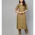 Mehandi Green Khari Gold Print Kurta Set