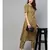 Mehandi Green Khari Gold Print Kurta Set