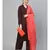 Solid Coffee Color Rayon Kurta Set With Art Silk Dupatta