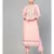 Baby Pink Embroidered Kurta With Pants