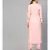 Baby Pink Embroidered Kurta With Pants
