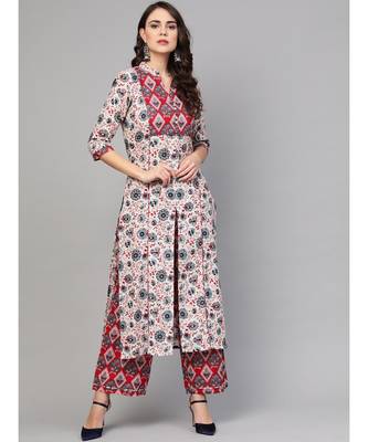 Multicolour Printed Kurta Set 1