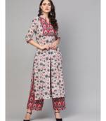 Multicolour Printed Kurta Set