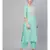 Rama Green Gold Print Kurta With Palazzo Pants