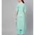 Rama Green Gold Print Kurta With Palazzo Pants
