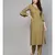 Olive Green Gold Print Kurta Set