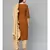 Solid Brown Kurta With Printed Pants & Dupatta