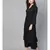 Black Solid Rayon Kurta Set With Art Silk Dupatta