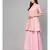 Pink Peplum Kurta With Wide Leg Palazzos