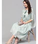 Printed Flared Kurta Set