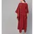Maroon Kurta With Printed Pants & Dupatta