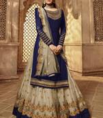 Royal Blue Georgette Pakistani Salwar Kameez