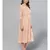 Cream Striped A-line Kurta