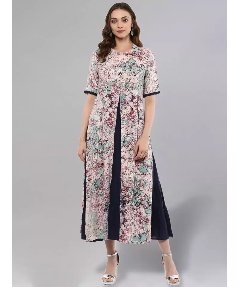 Printed Layered Kurta