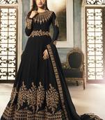 Black Georgette Anarkali Salwar Kameez