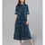 Blue Box Pleated Kurta