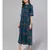 Blue Box Pleated Kurta