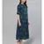 Blue Box Pleated Kurta