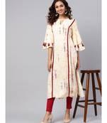 Lemon Yellow Straight Kurta