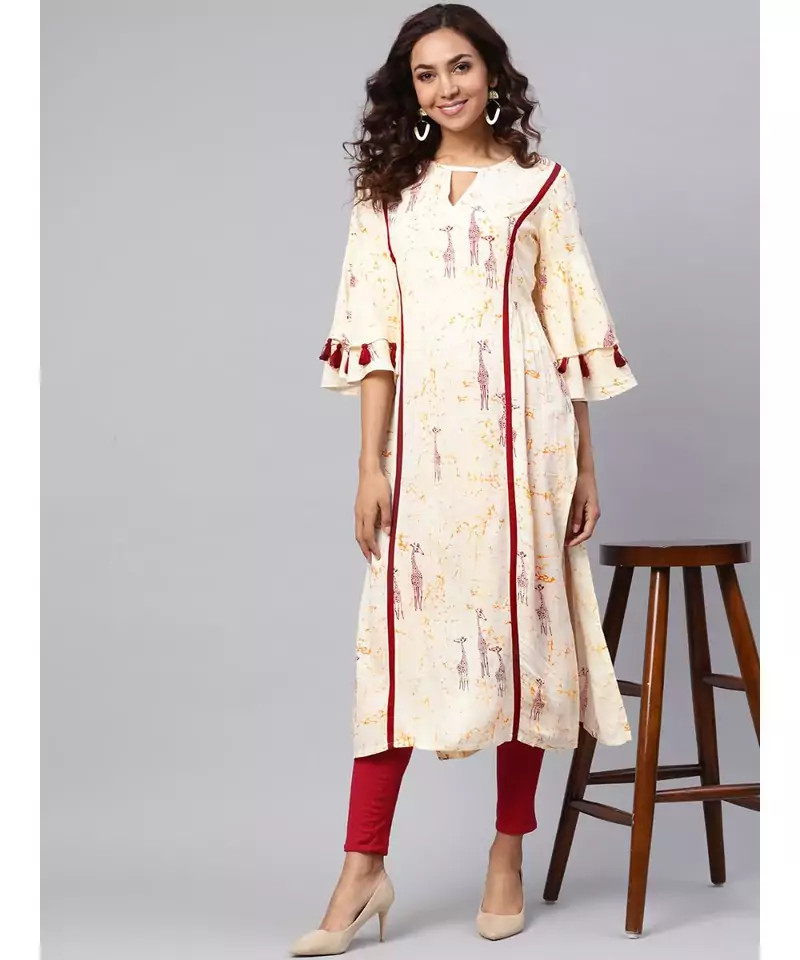 Lemon Yellow Straight Kurta