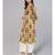 Burly Wood Printed Straight Kurta