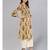 Burly Wood Printed Straight Kurta