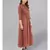 Rose Gold Flared Kurta