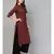 Maroon Straight Kurta
