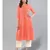 Peach Anarkali Kurta