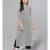 Dotted Striped Black & White Straight Kurta