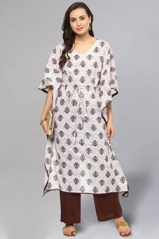 Printed Mutli-colour Kaftan