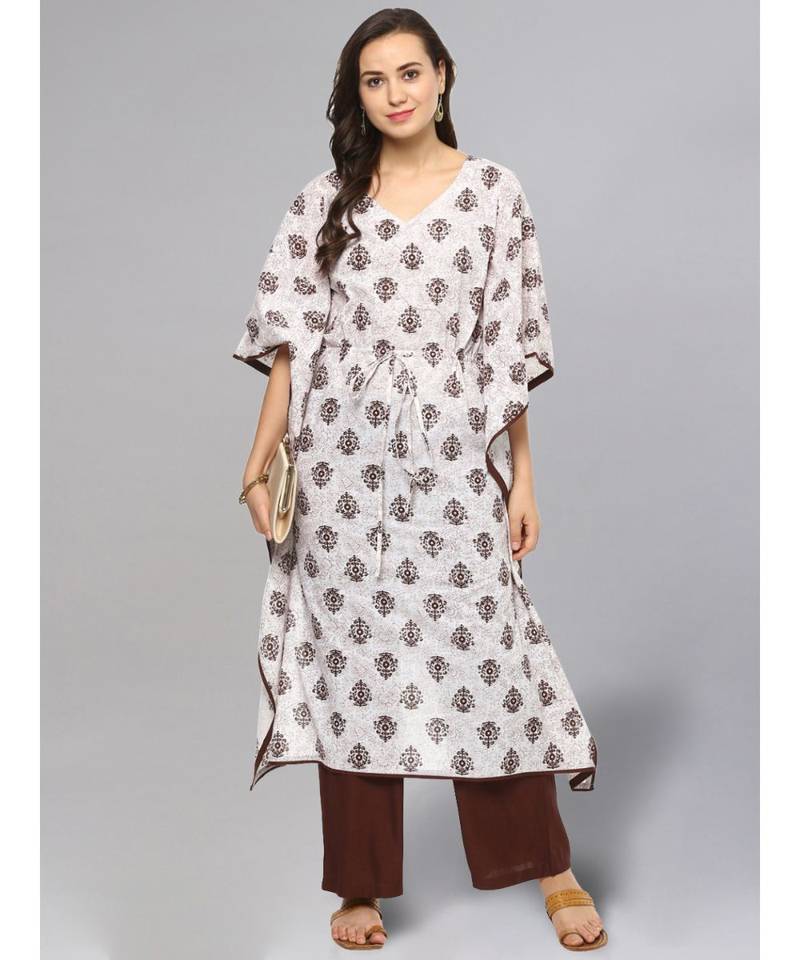 Printed Mutli-colour Kaftan